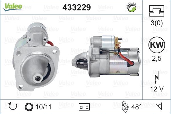 Valeo 433229 - Motorino d'avviamento www.autoricambit.com