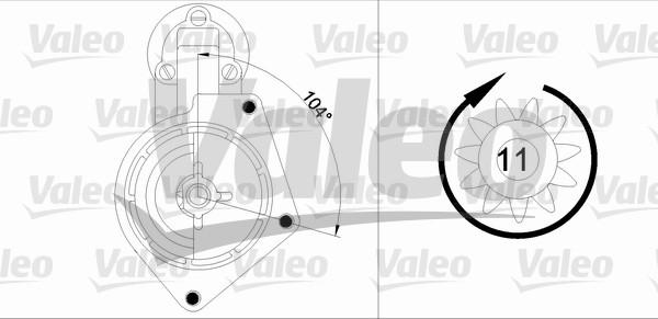 Valeo 433279 - Motorino d'avviamento www.autoricambit.com