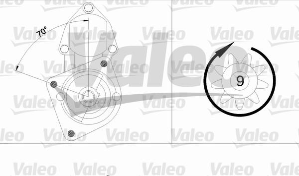 Valeo 433278 - Motorino d'avviamento www.autoricambit.com