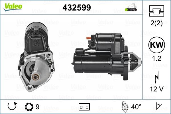 Valeo 432599 - Motorino d'avviamento www.autoricambit.com