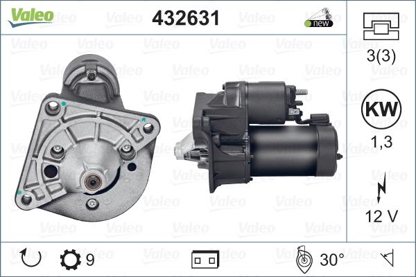 Valeo 432631 - Motorino d'avviamento www.autoricambit.com