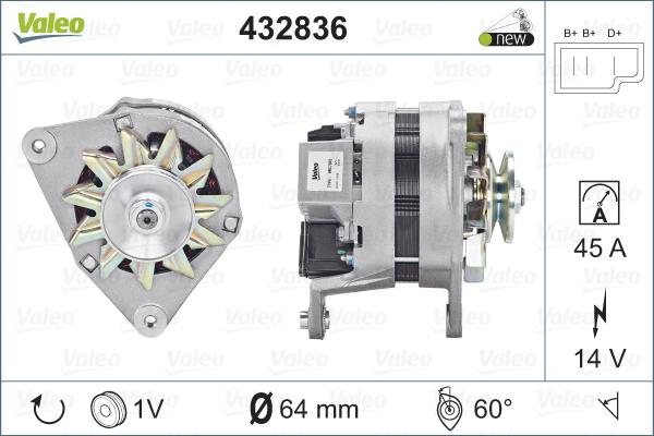 Valeo 432836 - Alternatore www.autoricambit.com