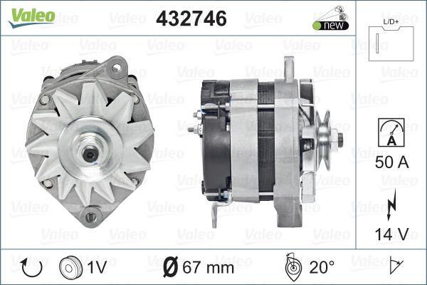 Valeo 432746 - Alternatore www.autoricambit.com