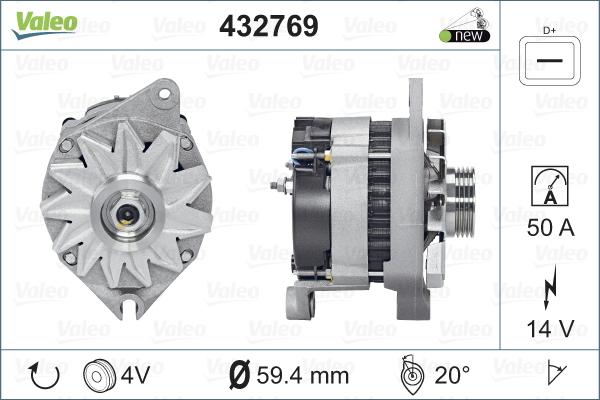 Valeo 432769 - Alternatore www.autoricambit.com