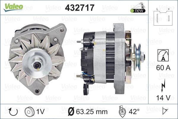 Valeo 432717 - Alternatore www.autoricambit.com