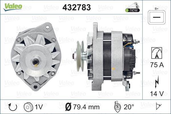 Valeo 432783 - Alternatore www.autoricambit.com