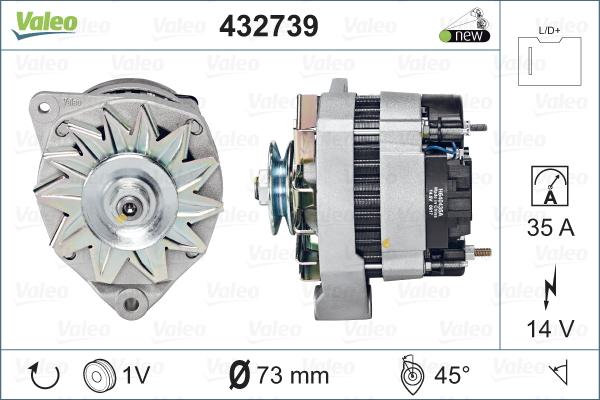 Valeo 432739 - Alternatore www.autoricambit.com