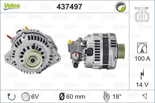 Valeo 437497 - Alternatore www.autoricambit.com