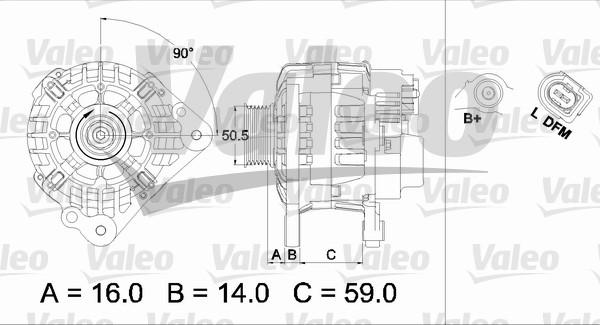 Valeo 437444 - Alternatore www.autoricambit.com