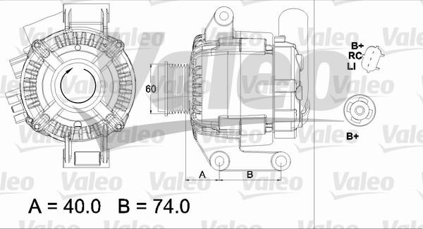 Valeo 437448 - Alternatore www.autoricambit.com