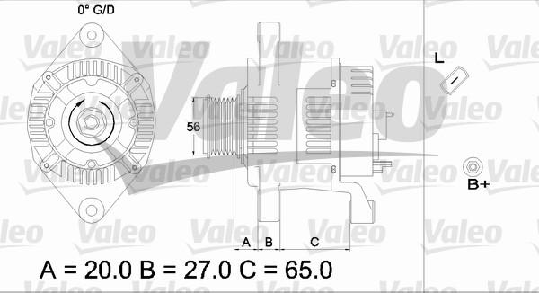 Valeo 437443 - Alternatore www.autoricambit.com