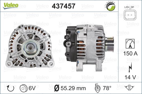 Valeo 437457 - Alternatore www.autoricambit.com