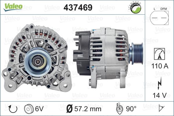 Valeo 437469 - Alternatore www.autoricambit.com