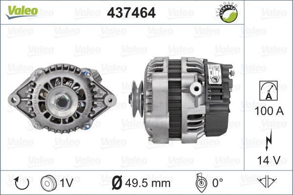 Valeo 437464 - Alternatore www.autoricambit.com