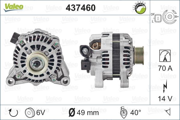 Valeo 437460 - Alternatore www.autoricambit.com