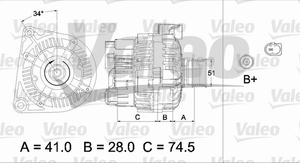 Valeo 437463 - Alternatore www.autoricambit.com