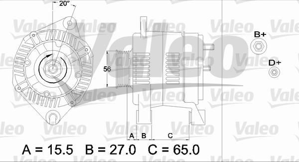 Valeo 437462 - Alternatore www.autoricambit.com