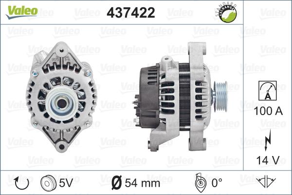 Valeo 437422 - Alternatore www.autoricambit.com