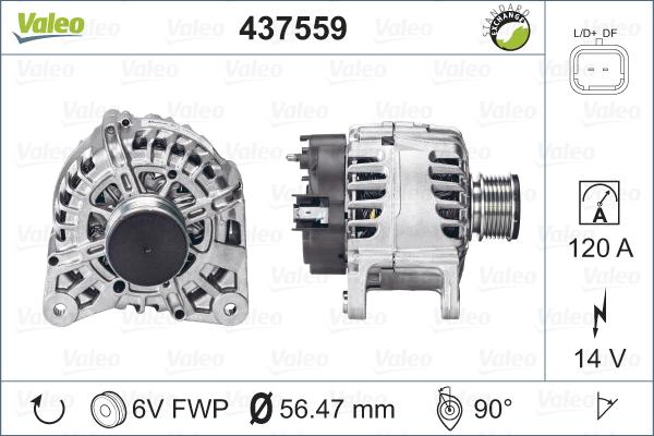 Valeo 437559 - Alternatore www.autoricambit.com