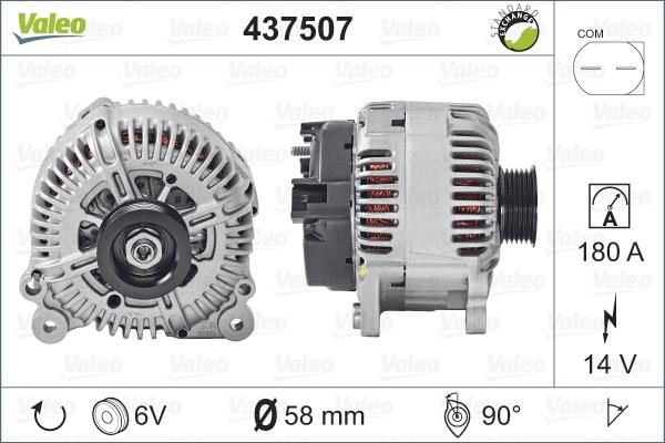 Valeo 437507 - Alternatore www.autoricambit.com