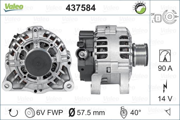 Valeo 437584 - Alternatore www.autoricambit.com