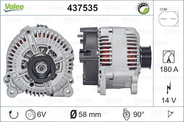 Valeo 437535 - Alternatore www.autoricambit.com