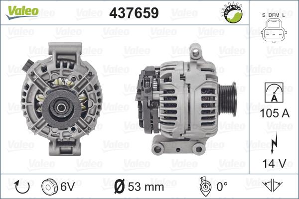 Valeo 437659 - Alternatore www.autoricambit.com