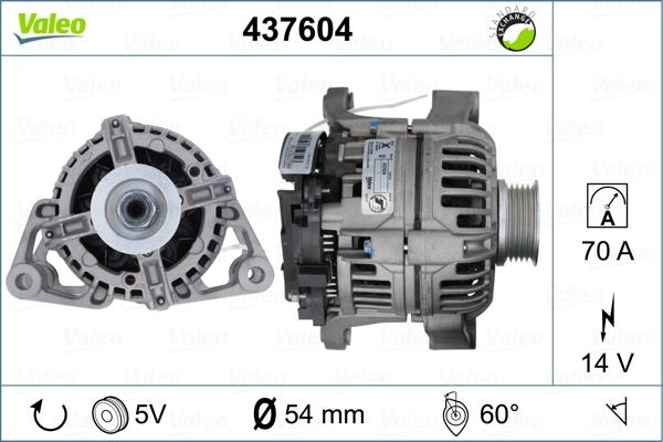 Valeo 437604 - Alternatore www.autoricambit.com