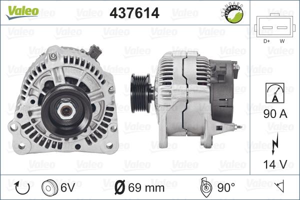 Valeo 437614 - Alternatore www.autoricambit.com