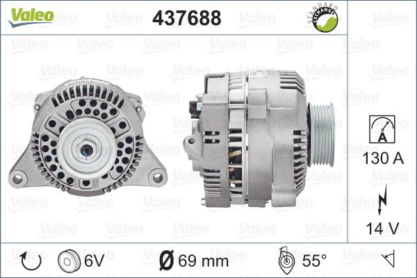 Valeo 437688 - Alternatore www.autoricambit.com