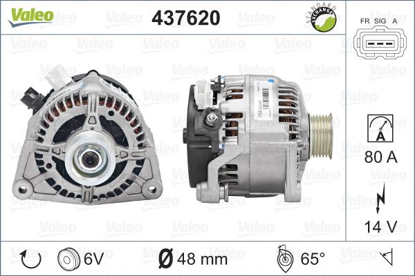 Valeo 437620 - Alternatore www.autoricambit.com