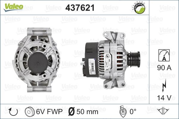 Valeo 437621 - Alternatore www.autoricambit.com