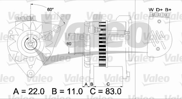 Valeo 437051 - Alternatore www.autoricambit.com