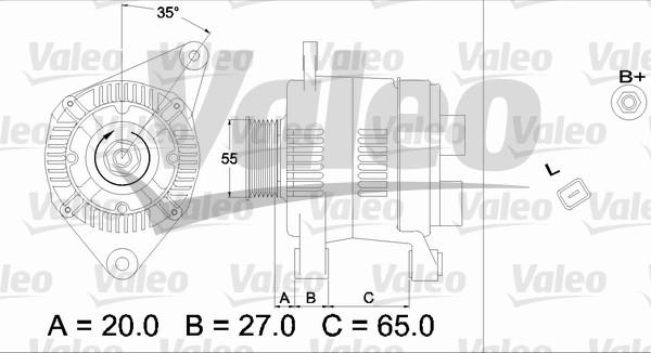 Valeo 437196 - Alternatore www.autoricambit.com