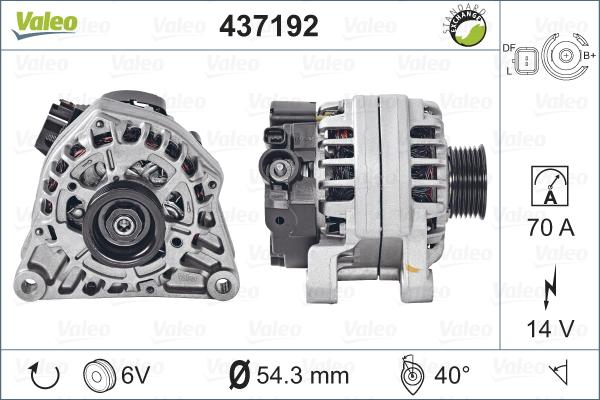 Valeo 437192 - Alternatore www.autoricambit.com