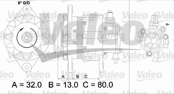 Valeo 437144 - Alternatore www.autoricambit.com