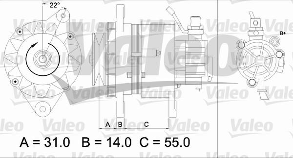 Valeo 437145 - Alternatore www.autoricambit.com