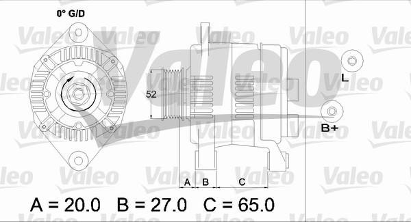 Valeo 437141 - Alternatore www.autoricambit.com