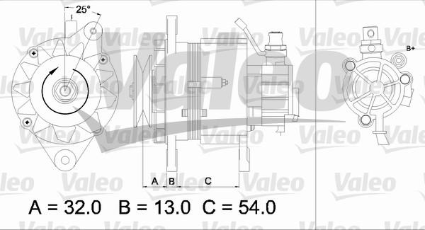 Valeo 437143 - Alternatore www.autoricambit.com