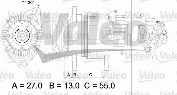 Valeo 437147 - Alternatore www.autoricambit.com