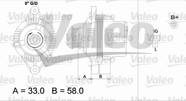 Valeo 437154 - Alternatore www.autoricambit.com