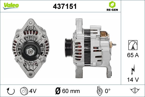 Valeo 437151 - Alternatore www.autoricambit.com