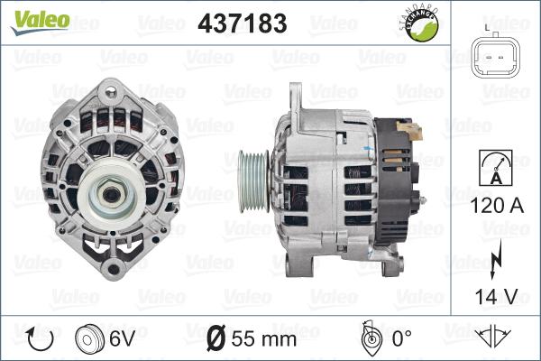 Valeo 437183 - Alternatore www.autoricambit.com