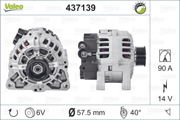 Valeo 437139 - Alternatore www.autoricambit.com