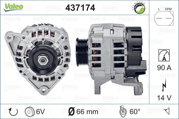 Valeo 437174 - Alternatore www.autoricambit.com