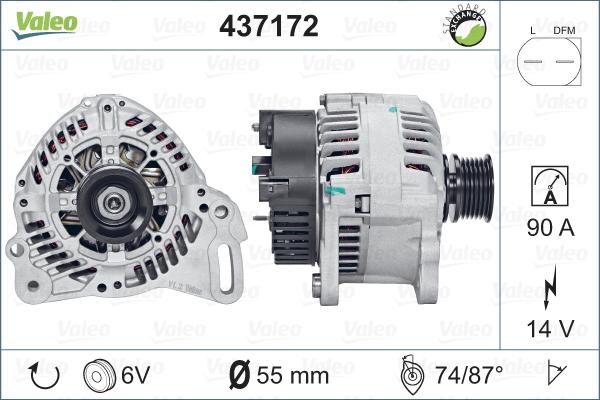 Valeo 437172 - Alternatore www.autoricambit.com