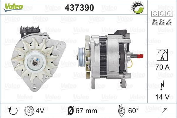 Valeo 437390 - Alternatore www.autoricambit.com