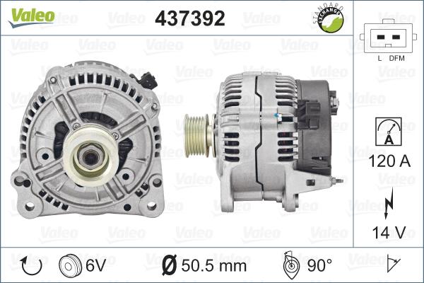 Valeo 437392 - Alternatore www.autoricambit.com