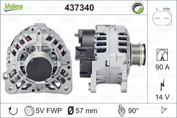 Valeo 437340 - Alternatore www.autoricambit.com