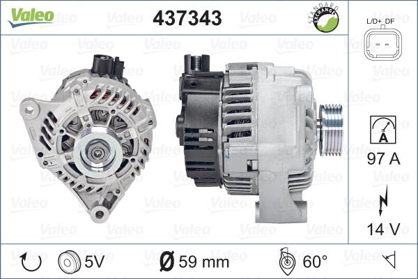 Valeo 437343 - Alternatore www.autoricambit.com